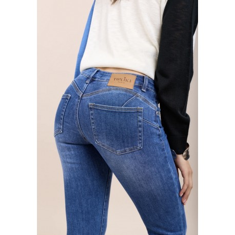 Toxik push up jeans blauw